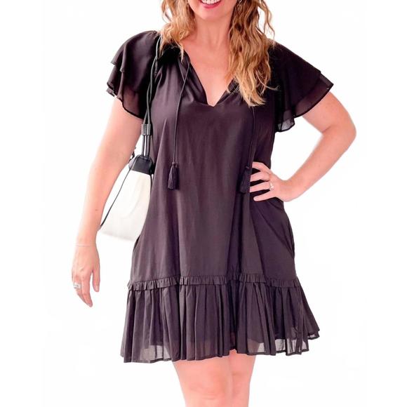 NEW ELAN rylee dress in black - Picture 1 of 2